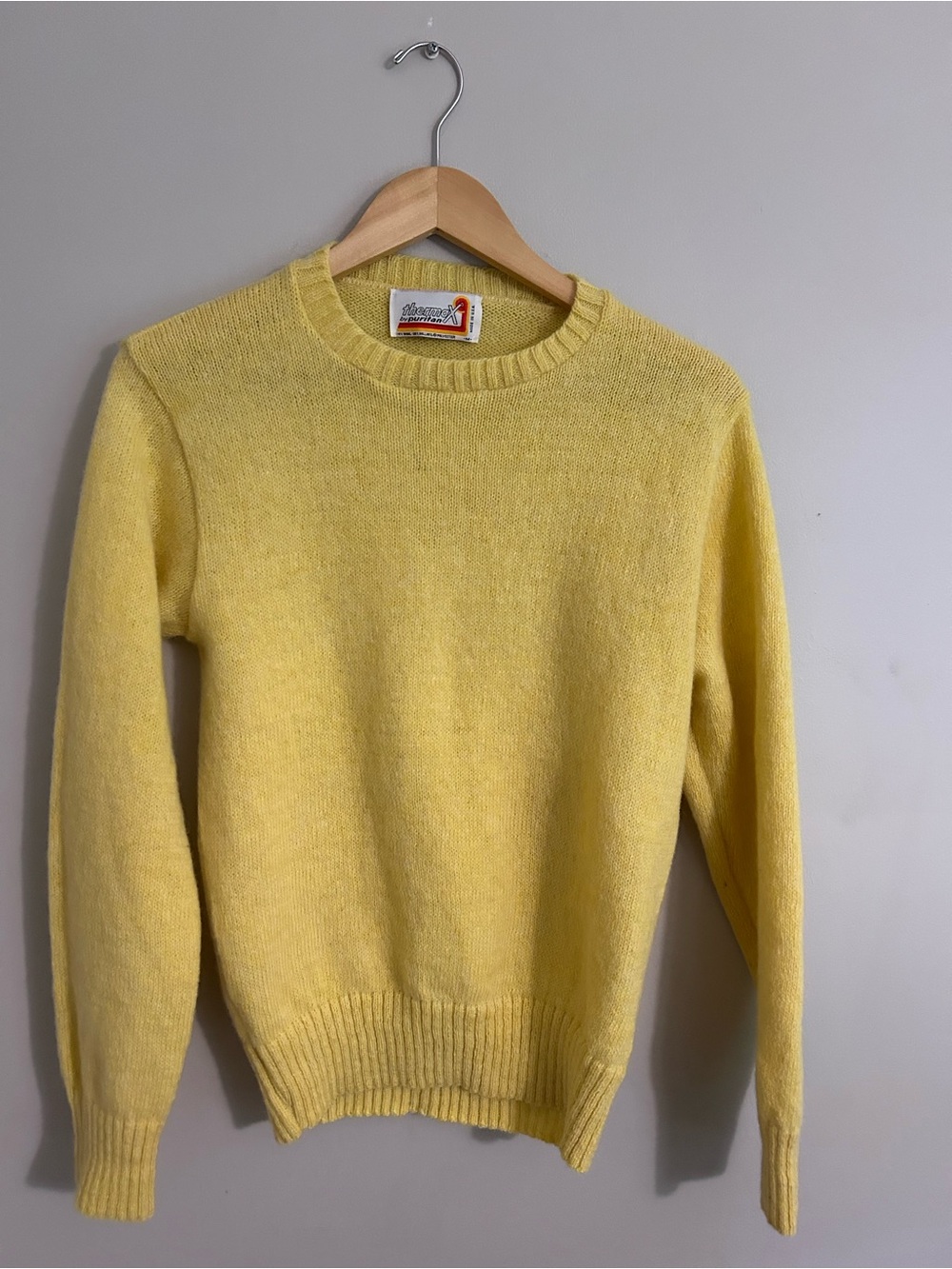 Puritan Yellow Crewneck Sweater